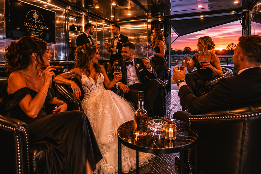Oak & Ash mobile cigar lounge event experience